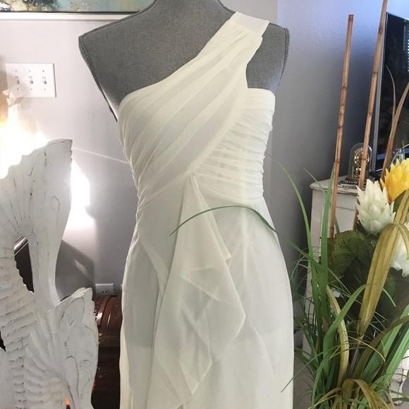 🌺Chiffon One Shoulder Dress🌺. Little bride to be - Picture 4 of 7